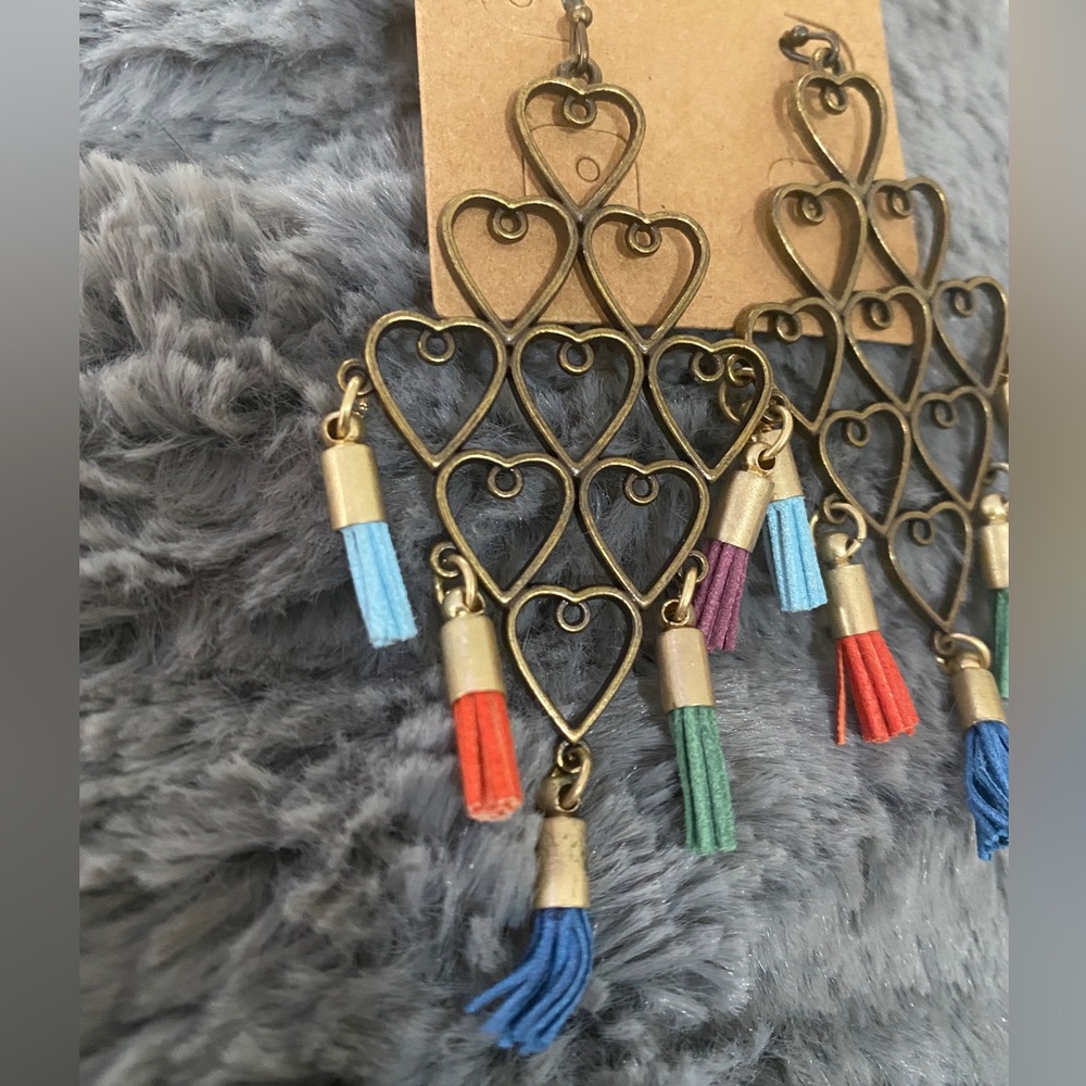 NIB RETIRED Plunder “Farlan” Rainbow earrings